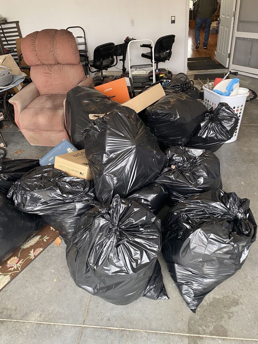 Organized garage area ready for a cleanout and reset